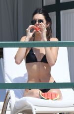KENDALL JENNER in Bikini at Pool at Eden Roc in Cannes 05/14/2016