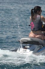 KENDALL JENNER in Bikini Jetskiing in Cannes 05/15/2016