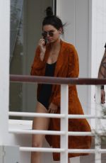 KENDALL JENNER in Swimsuit at Eden Roc Hotel in Cannes 05/13/2016