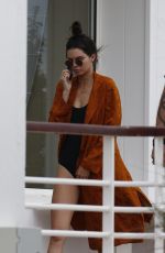 KENDALL JENNER in Swimsuit at Eden Roc Hotel in Cannes 05/13/2016