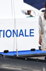 KENDALL JENNER on a Boat in Cannes 05/15/2016