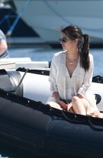 KENDALL JENNER on a Boat in Cannes 05/15/2016