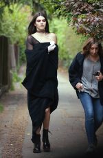 KENDALL JENNER on the Set of a Photoshoot in London 05/24/2016