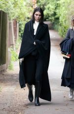 KENDALL JENNER on the Set of a Photoshoot in London 05/24/2016