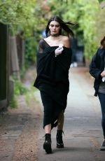 KENDALL JENNER on the Set of a Photoshoot in London 05/24/2016