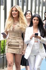 KHLOE and KOURTNEY KARDASHIAN Arrives at NBC/Universal Upfront in New York 05/16/2016
