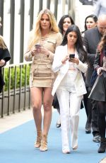 KHLOE and KOURTNEY KARDASHIAN Arrives at NBC/Universal Upfront in New York 05/16/2016