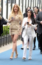 KHLOE and KOURTNEY KARDASHIAN Arrives at NBC/Universal Upfront in New York 05/16/2016