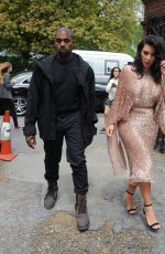 KIM KARDASHIAN and KANYE WEST Leaves a Hotel in London 05/21/2016