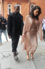 KIM KARDASHIAN and KANYE WEST Leaves a Hotel in London 05/21/2016