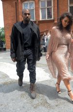 KIM KARDASHIAN and KANYE WEST Leaves a Hotel in London 05/21/2016