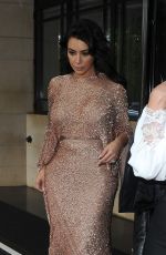 KIM KARDASHIAN and KANYE WEST Leaves a Hotel in London 05/21/2016