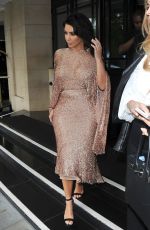 KIM KARDASHIAN and KANYE WEST Leaves a Hotel in London 05/21/2016