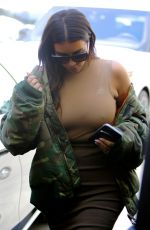 KIM KARDASHIAN Arrives at Epione Skin Care in Beverly Hills 05/12/2016