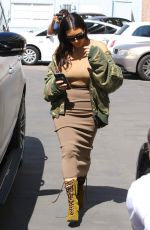 KIM KARDASHIAN Arrives at Epione Skin Care in Beverly Hills 05/12/2016