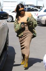 KIM KARDASHIAN Arrives at Epione Skin Care in Beverly Hills 05/12/2016