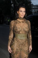 KIM KARDASHIAN at Vogue 100th Anniversary Gala Dinner in London 05/23/2016