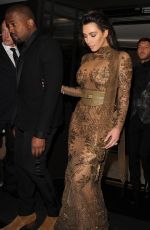 KIM KARDASHIAN at Vogue 100th Anniversary Gala Dinner in London 05/23/2016