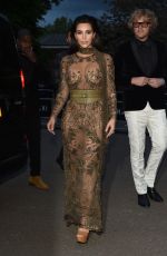 KIM KARDASHIAN at Vogue 100th Anniversary Gala Dinner in London 05/23/2016