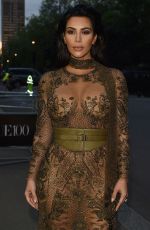 KIM KARDASHIAN at Vogue 100th Anniversary Gala Dinner in London 05/23/2016
