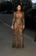 KIM KARDASHIAN at Vogue 100th Anniversary Gala Dinner in London 05/23/2016