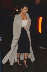 KIM KARDASHIAN Out for Dinner in New York 05/01/2016