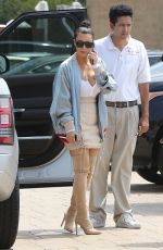 KIM KARDASHIAN Out for Lunch at Nobu in Los Angeles 05/14/2016