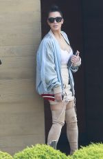 KIM KARDASHIAN Out for Lunch at Nobu in Los Angeles 05/14/2016