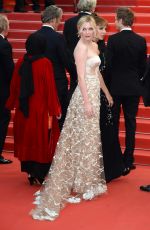 KIRSTEN DUNST at 69th Annual Cannes Film Festival Closing Ceremony 05/22/2016
