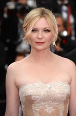KIRSTEN DUNST at 69th Annual Cannes Film Festival Closing Ceremony 05/22/2016