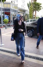 KIRSTEN DUNST in Jeans Out in Cannes 05/09/2016