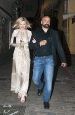 KIRSTEN DUSNT Night Out in Cannes 05/10/2016