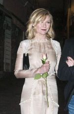 KIRSTEN DUSNT Night Out in Cannes 05/10/2016