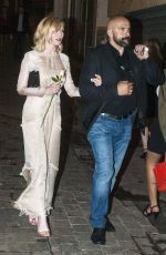 KIRSTEN DUSNT Night Out in Cannes 05/10/2016