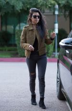 KOURTNEY KARDASHIAN Out for Dinner at Toscanova Restaurant in Calabasas 05/07/2016