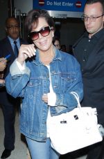 KRIS JENNER at Los Angeles International Airport 05/18/2016