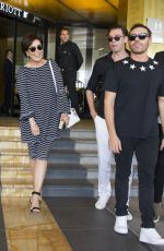 KRIS JENNER Leaves JW Marriott Hotel in Cannes 05/12/2016