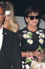 KRIS JENNER Leaves Nobu in Malibu 05/26/2016