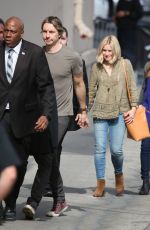 KRISTEN BELL Arrives at Jimmy Kimmel Live in Hollywood 05/18/2016