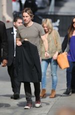 KRISTEN BELL Arrives at Jimmy Kimmel Live in Hollywood 05/18/2016