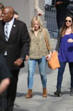 KRISTEN BELL Arrives at Jimmy Kimmel Live in Hollywood 05/18/2016