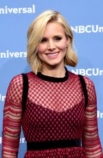 KRISTEN BELL at NBC/Universal Upfront Presentation in New York 05/16/2016