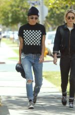 KRISTEN STEWART and ALICIA CARGILE Out and About in Los Angeles 05/21/2016