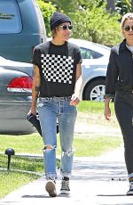 KRISTEN STEWART and ALICIA CARGILE Out and About in Los Angeles 05/21/2016