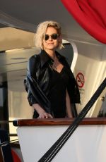 KRISTEN STEWART at a Yacht in Cannes 05/16/2016