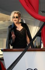 KRISTEN STEWART at a Yacht in Cannes 05/16/2016