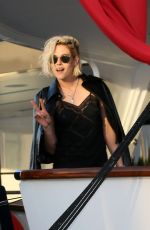 KRISTEN STEWART at a Yacht in Cannes 05/16/2016