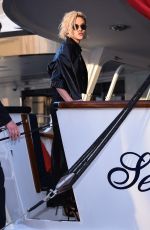KRISTEN STEWART at a Yacht in Cannes 05/16/2016