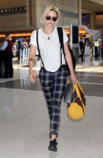 KRISTEN STEWART at LAX Airport in Los Angeles 05/08/2016