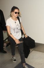 KRISTEN STEWART at Los Angeles International Airport 04/30/2016